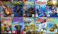 Asimov's Science Fiction: 1989 - 1991 (10 issues) at The Book Palace
