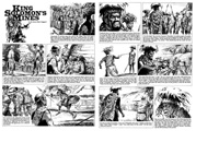 King Solomon's Mines Pages 11 and 12 (two pages) (Originals)