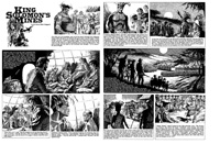 King Solomon's Mines Pages 13 and 14 (two pages) (Originals)