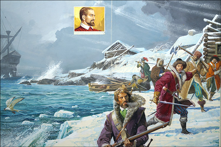 The Man Who Discovered Russia (Original) by British History (Baraldi) at The Illustration Art Gallery