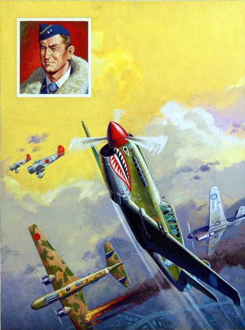 The Flying Tigers (Original) by American History (Baraldi) at The Illustration Art Gallery