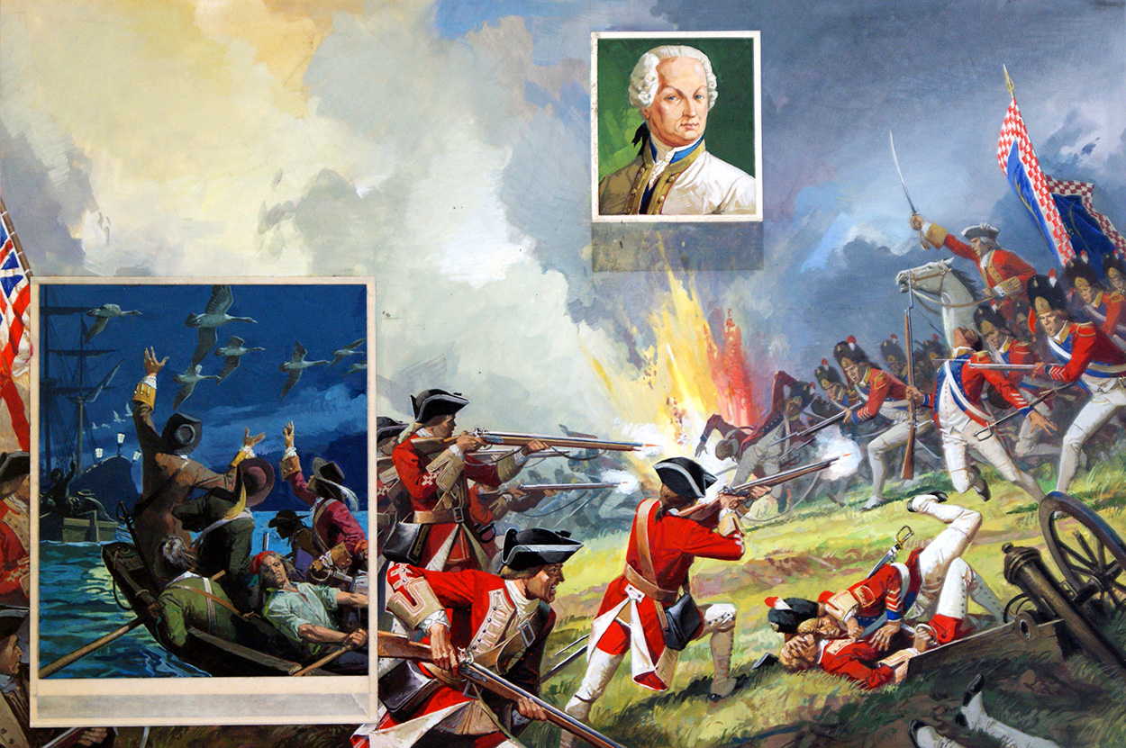 Battle of Fontenoy (Original) art by British History (Baraldi) at The Illustration Art Gallery