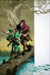 Robin Hood Battles Little John (Original)