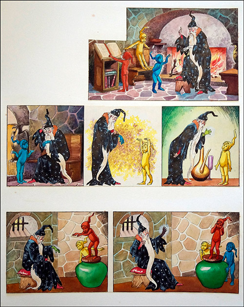 Princess Marigold - Painting Magic Ep. 13 (Original) by Giorgio Bellavitis Art at The Illustration Art Gallery