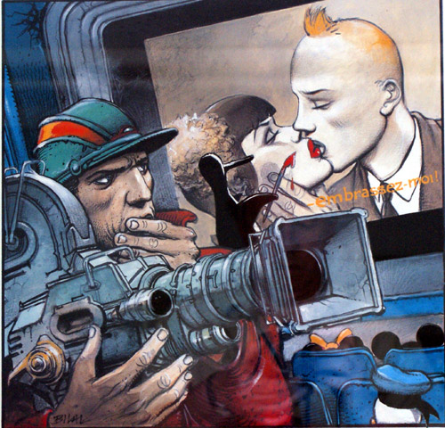 Escurial Panorama (Print) by Enki Bilal Art at The Illustration Art Gallery