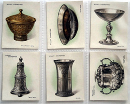 Full Set of 25 Cigarette Cards: Old Silver (1924) at The Book Palace
