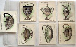 Cigarette cards: Old Silver 1924 (Full Set 25) Large format 