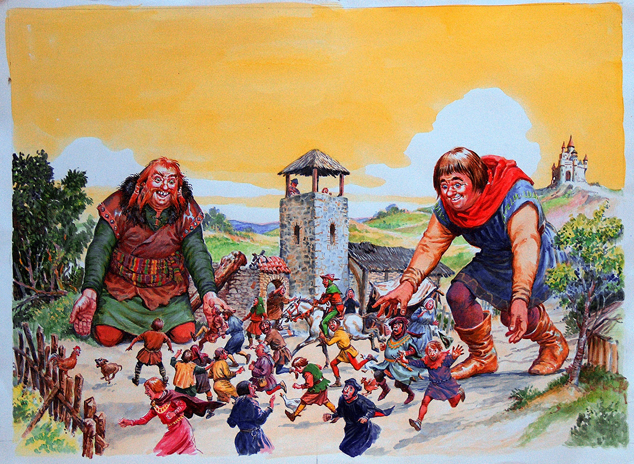 The Giants (Original) art by Geoff Campion at The Illustration Art Gallery