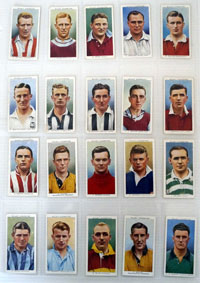 Association Footballers  Full set of 50 cards (1939) by Sport at The Illustration Art Gallery