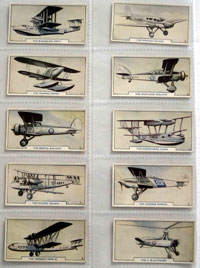 Full Set of 54 Cigarette Cards: Aircraft (1936) 