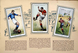Complete Set of 50 Hints On Association Football Cigarette cards in album (1934)