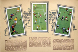 Cigarette cards in album: Set of 50 Hints On Association Football (50 cards) 