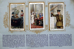 Cigarette cards in album: Set of 50 The Reign of King George V 1910 - 1935 (50 cards) 