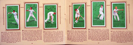Cigarette cards in album: Set of 50 Famous Tennis Players in Action (50 cards) 