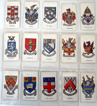 School Badges   Full set of 25 cards (1927) by Coats of Arms and Heraldry at The Illustration Art Gallery