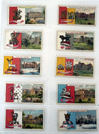 Country Seats and Arms (Third Series)  Full Set of 50 cards (1907) 