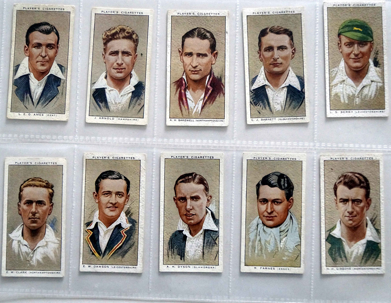 Full Set of 50 Cigarette Cards: Cricketers (1934) at The Book Palace