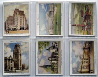 Full Set of 25 Cigarette Cards: Modern Architecture (1931) 