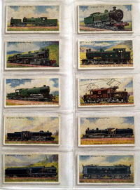 Full Set of 50 Cigarette Cards: Railway Engines (1924) 