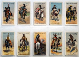Cigarette cards: Riders of the World 1914 