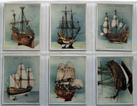 Full Set of 25 Cigarette Cards: Ship Models (1926)