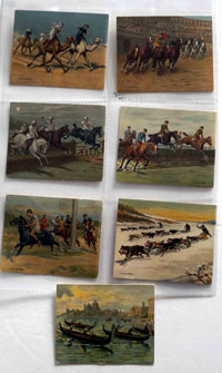 Full Set of 25 Cigarette Cards: Races Historic and Modern (1927) 