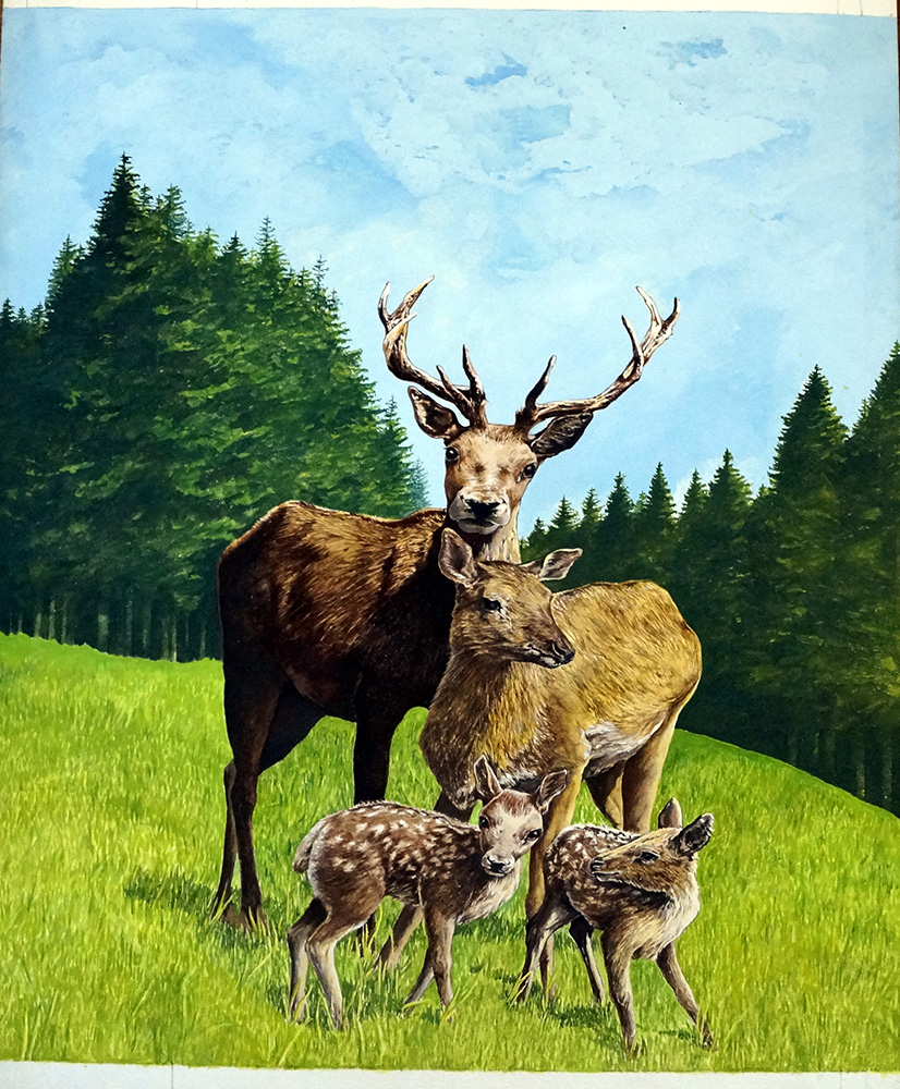 Bambi's Children cover art (Original) art by Michael Codd at The Illustration Art Gallery