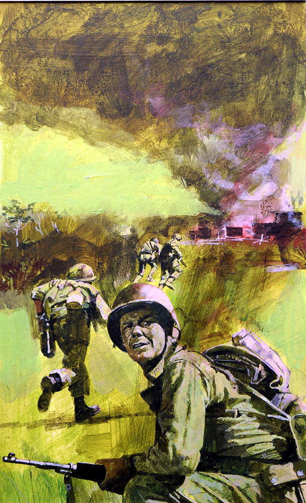 The Valley of Hanoi paperback cover art (Original) art by Roger Coleman at The Illustration Art Gallery