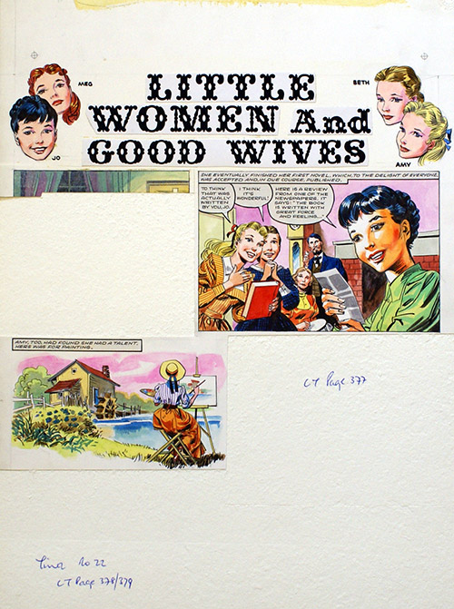 Little Women and Good Wives 18 (Original) by Gino D'Antonio at The Illustration Art Gallery