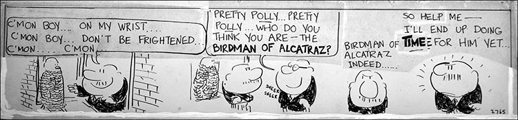 Bristow Daily Strip - Birdman (Original) by Frank Dickens at The Illustration Art Gallery