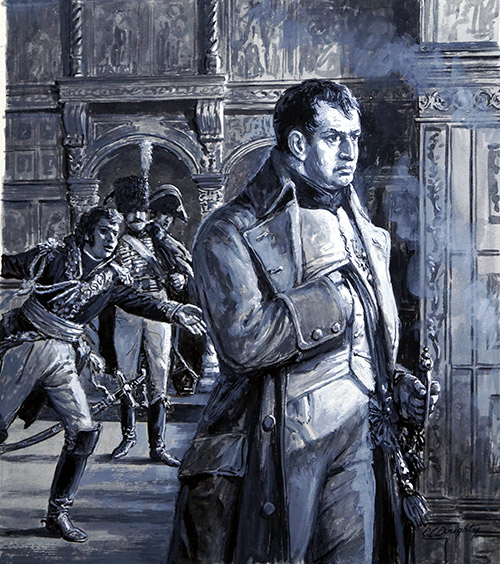 Napoleon in Moscow (Original) (Signed) by Cecil Doughty at The Illustration Art Gallery