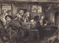 A Thief in The Tavern (Original) (Signed)