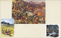 Conquistadors and the Battle of Cajamarca (Original) (Signed)