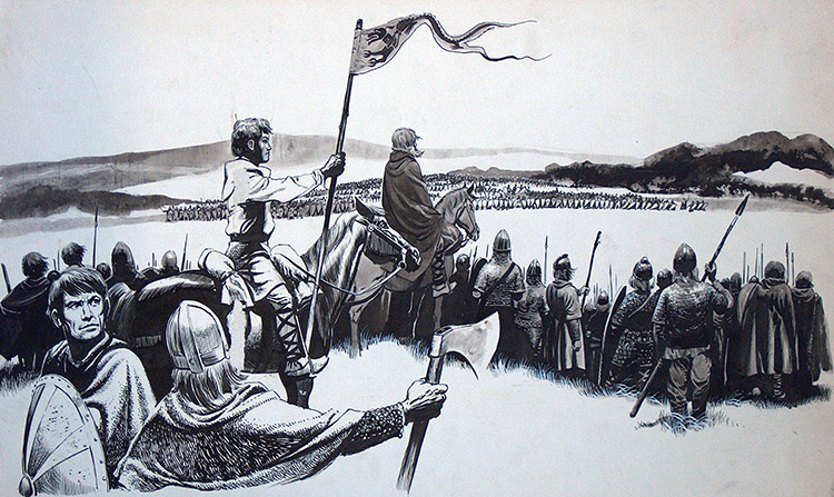 The Field of Senlac (Original) by Gerry Embleton at The Illustration Art Gallery
