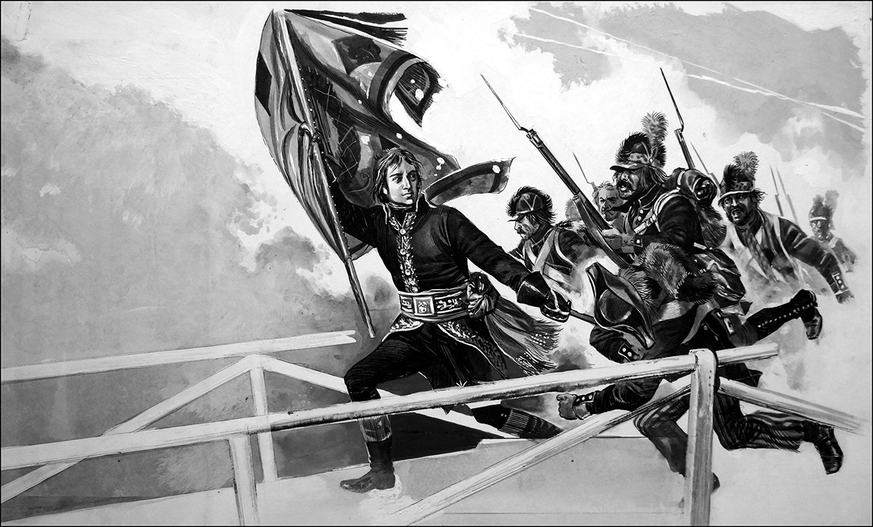 Napoleon Leads the Charge (Original) art by Gerry Embleton at The Illustration Art Gallery