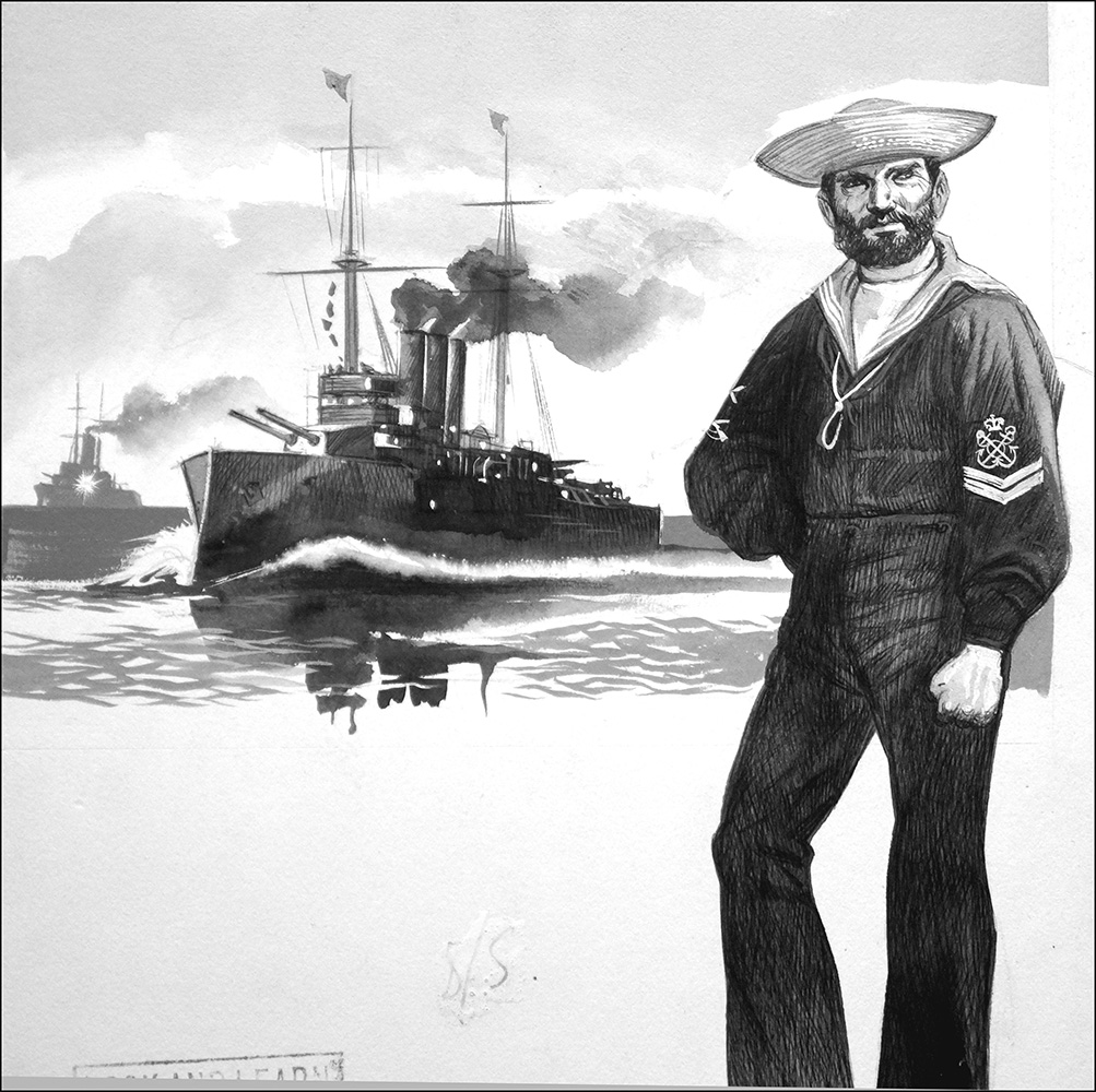 1st Class Petty Officer British Navy 1896 (Original) art by Gerry Embleton at The Illustration Art Gallery