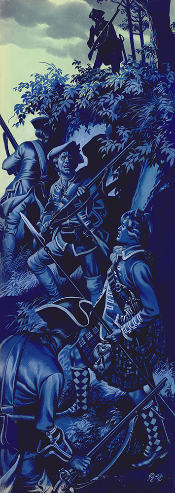 42nd Royal Highland Regiment (Original) (Signed) art by British History (Ron Embleton) at The Illustration Art Gallery
