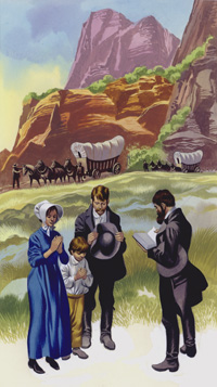 A Prayer for Safe Travel on the Wagon Trail (Original)