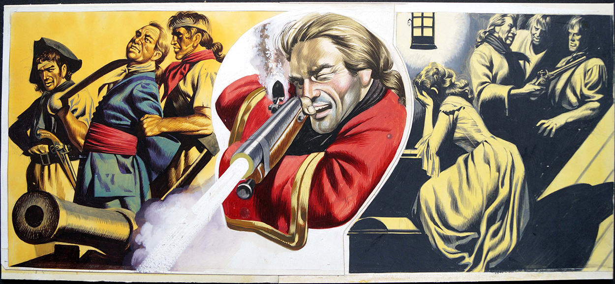 The Valiant Book Of Pirates - The Gallant Captain (Original) art by Ron Embleton Art at The Illustration Art Gallery