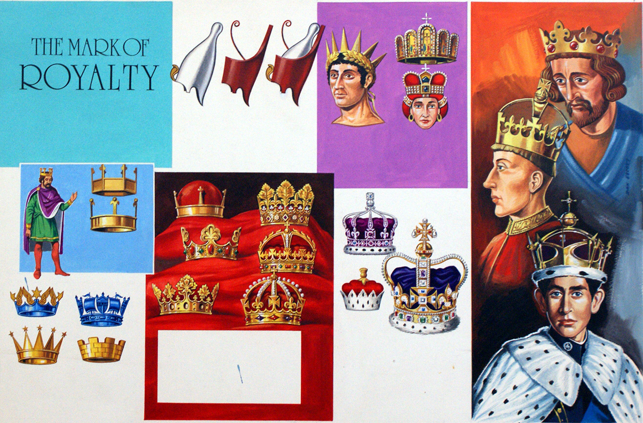 The Mark Of Royalty (Original) (Signed) art by Dan Escott at The Illustration Art Gallery