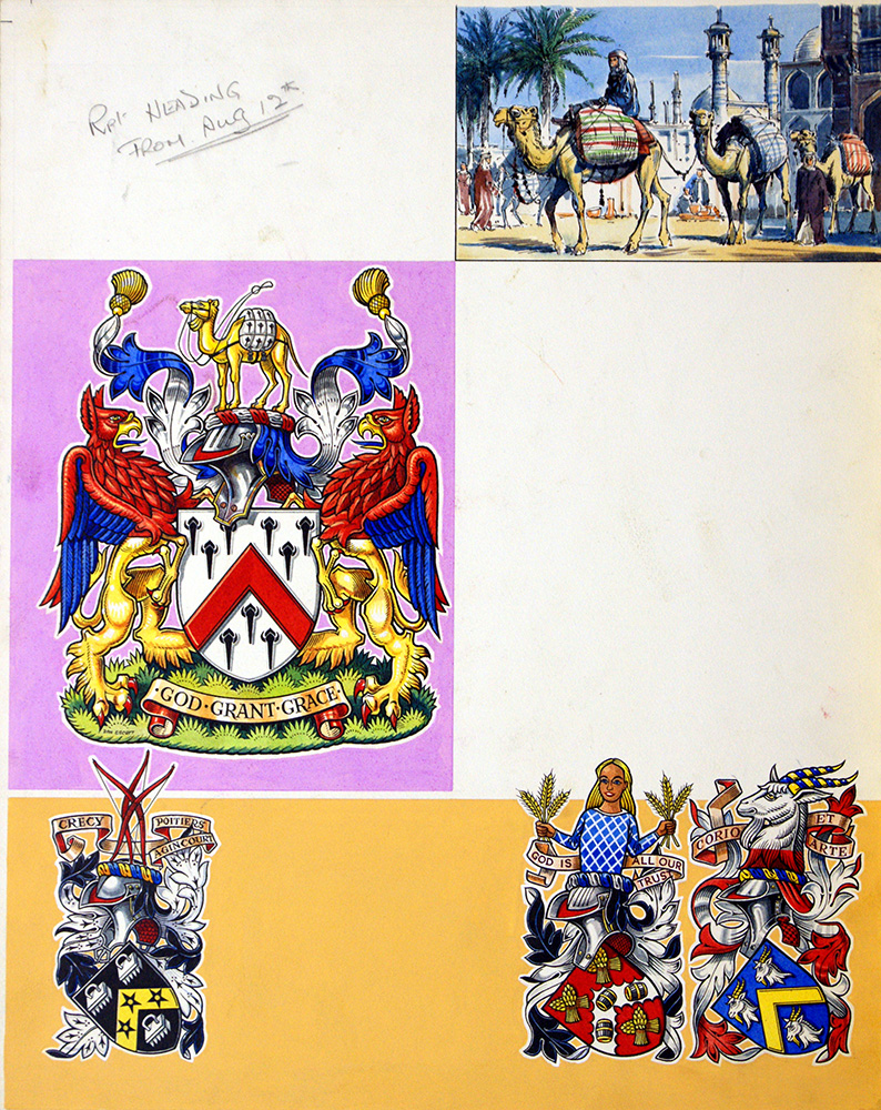 The Guilds of London: The Worshipful Company of Grocers (Original) (Signed) art by Dan Escott at The Illustration Art Gallery