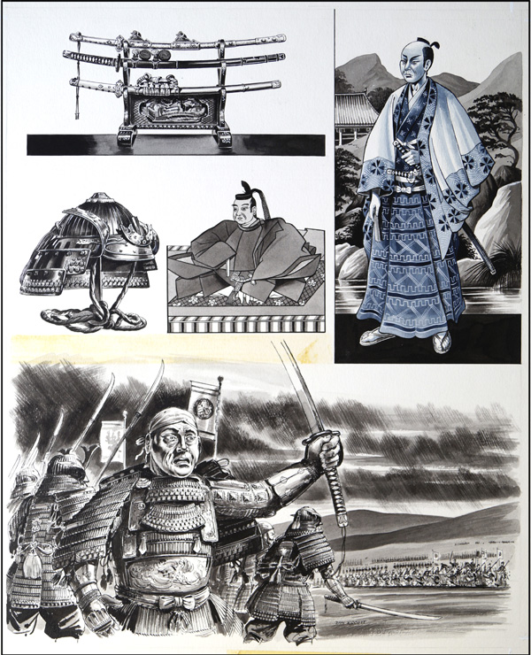 Legacy of the Samurai (Original) (Signed) by Dan Escott at The Illustration Art Gallery