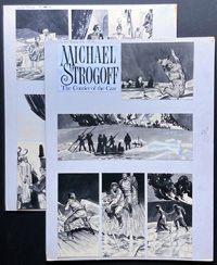 Michael Strogoff: Abandoned on the Ice (TWO pages) (Originals)