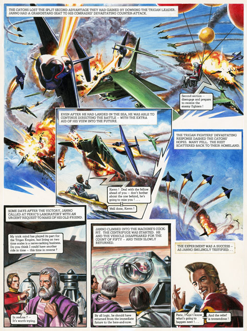 The Trigan Empire: Look and Learn issue 781 (1 Jan 1977) - Counter-attack! (Original) by The Trigan Empire (Oliver Frey) at The Illustration Art Gallery