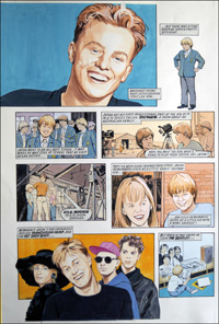 Jason Donovan Story B (TWO pages) (Originals) (Signed)
