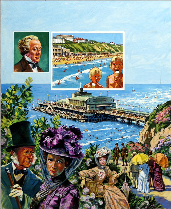 Bournemouth (Original) by Harry Green Art at The Illustration Art Gallery