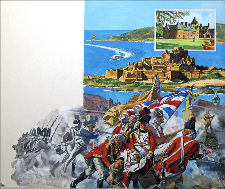 In Defence of Jersey (Original) by Harry Green Art at The Illustration Art Gallery