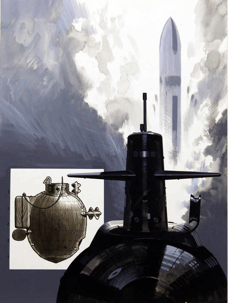 The First Submariners (Original) (Signed) art by Sea (Wilf Hardy) at The Illustration Art Gallery