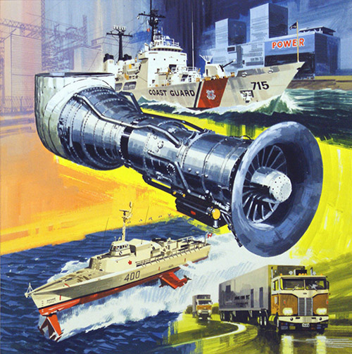 Jet Engines That Do Not Fly (Original) (Signed) by Sea (Wilf Hardy) at The Illustration Art Gallery