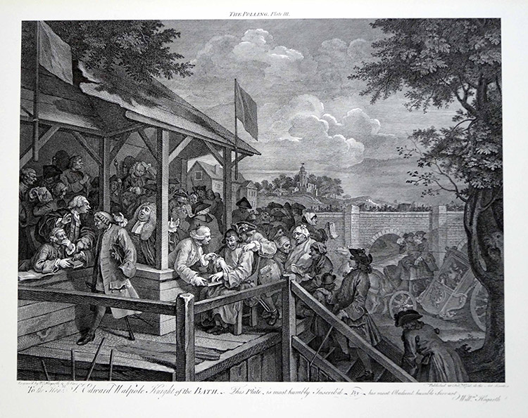 The Polling (Print) by William Hogarth Art at The Illustration Art Gallery